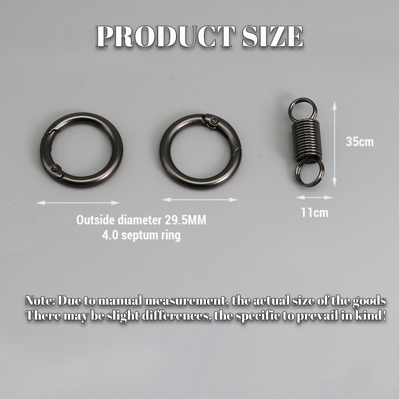 (🔥2024Last Day Promotion - 49% off)Nordic Retro Spring Double Ring Keychain